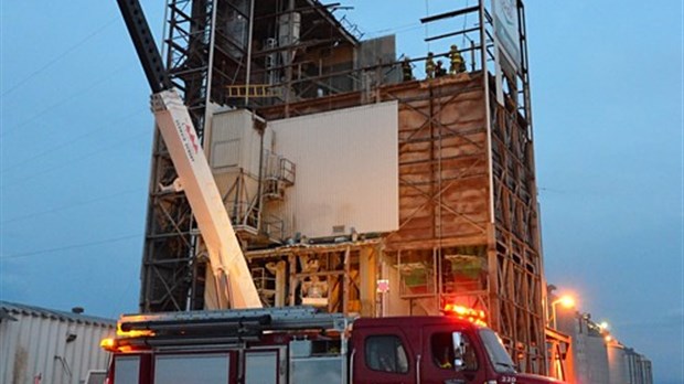 Incendie à la meunerie Agriscar de L'Isle-Verte
