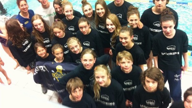 Une remontée du club de natation les Loups-Marins