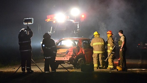 Violente sortie de route à Saint-André