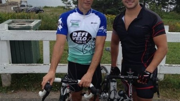 Deux Pistolois au Vélo tour de la Gaspésie