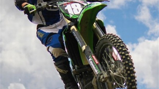Anthony Émond sur le podium