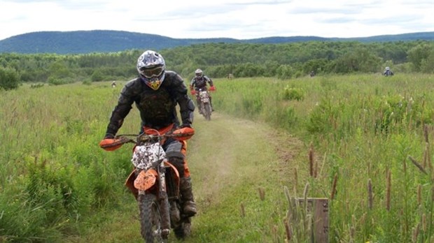 Une compétition d’endurocross à Saint-Alexandre
