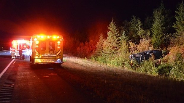 Une sortie de route fait trois blessés