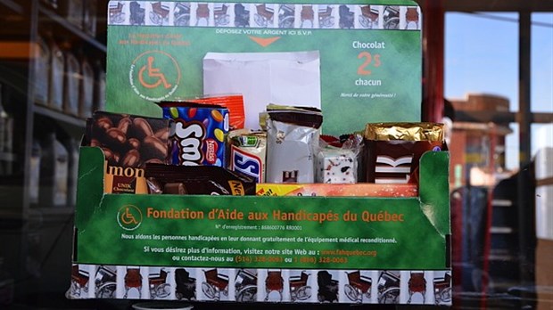 Du chocolat au profit de qui?