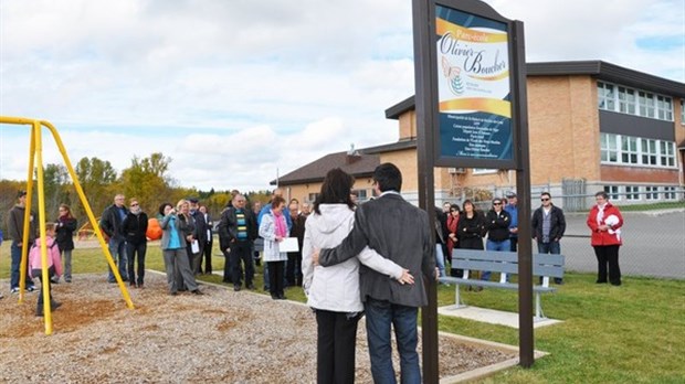 Inauguration du parc-école Olivier Boucher