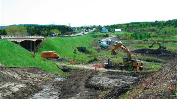 Travaux sur la route 185 à Témiscouata-sur-le-Lac