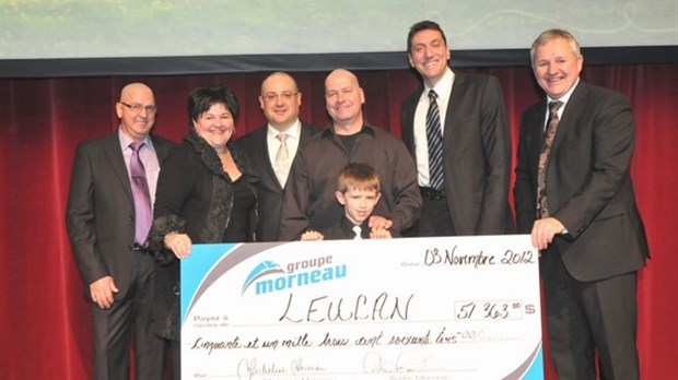 Le Groupe Morneau remet 51 363$ à Leucan