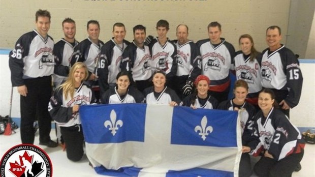 L'équipe Construction Stef au Championnat mondial de ballon sur glace