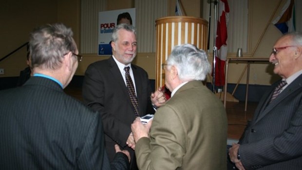Philippe Couillard à Saint-Antonin