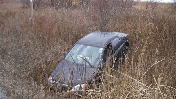 Perte de contrôle sur la route 132