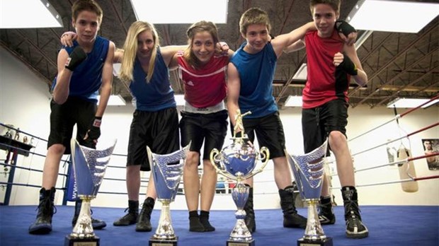 Coupe Adidas: 4 boxeurs champions