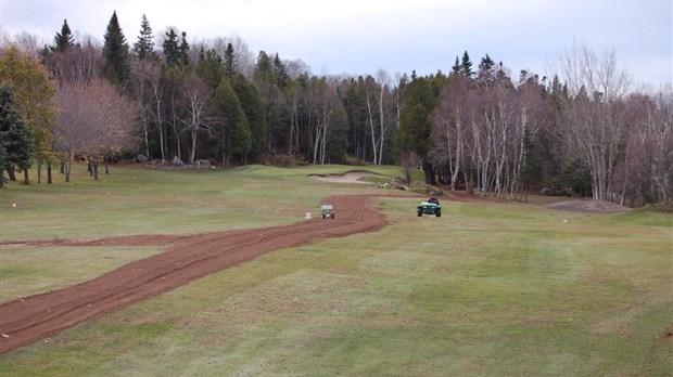 Travaux au club de golf de Rivière-du-Loup