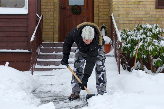 Ne laissez pas une accumulation de neige devenir un risque