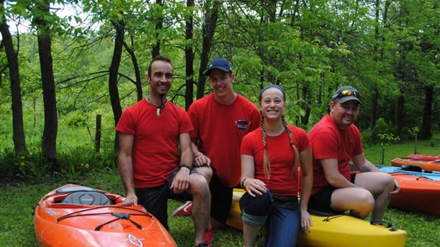 Du kayak sur la rivière du Loup