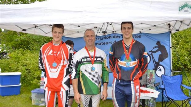 Sur le podium en famille!