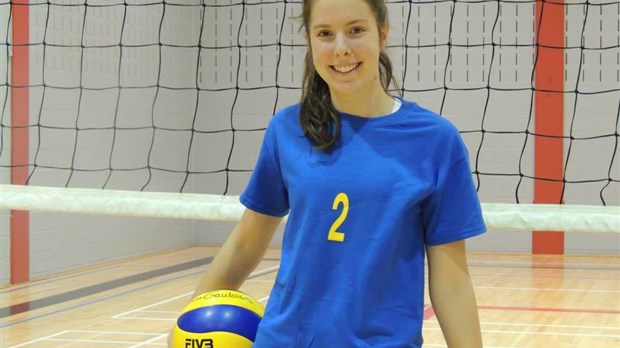 Une Louperivoise se distingue en volleyball