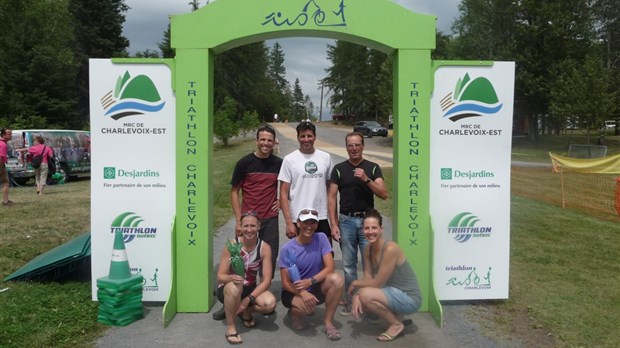 Performance de 7 Filoup au Triathlon de Charlevoix