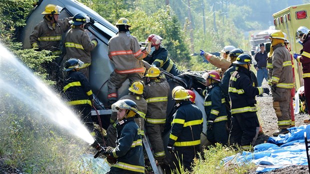 Violente sortie de route à Saint-Alexandre