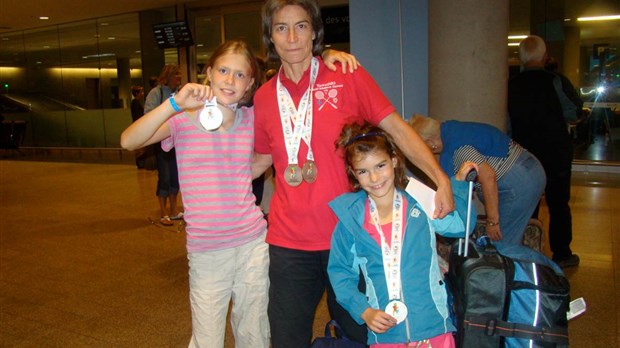 3 médailles pour Hélène Dubé aux Jeux mondiaux des vétérans