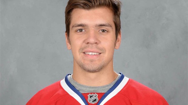 Alex Belzile au camp des recrues des Canadiens de Montréal