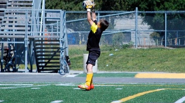 Alexandre Soucy au camp des Équipes du Québec en soccer