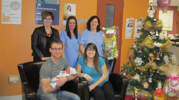 Samuel, 1er bébé de l'année au CHRGP