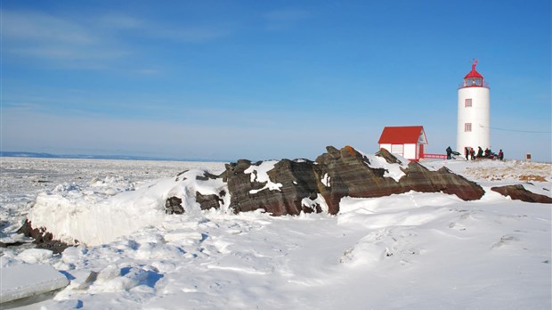 Île Verte sur glace: randonnée hivernale sur le fleuve