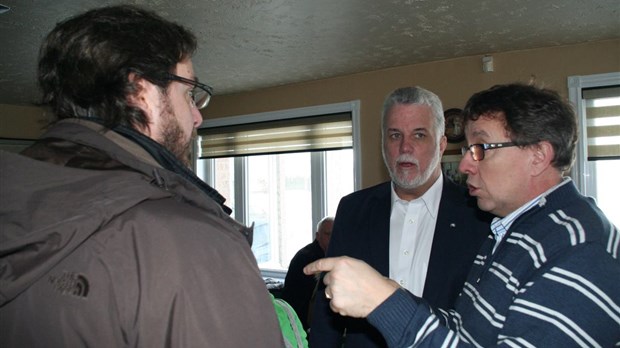 Philippe Couillard venu réconforter les gens de L’Isle-Verte
