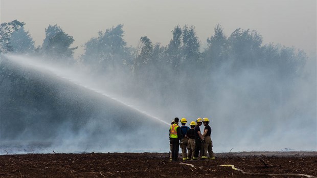 Incendie de tourbière: Saint-Modeste bénéficiera d'une aide financière