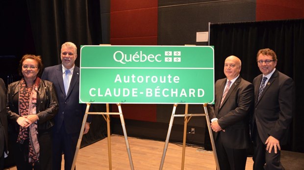 L'autoroute 85 devient l'autoroute Claude-Béchard