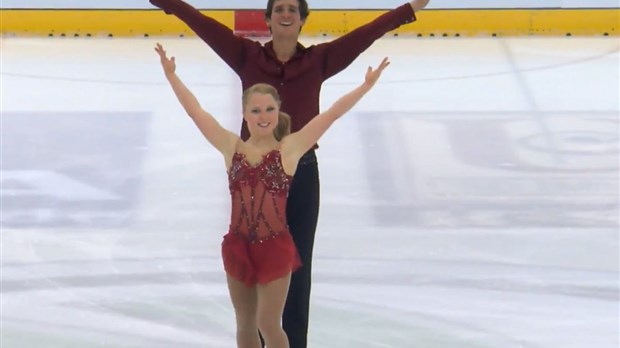 Charlie Bilodeau et Julianne Séguin raflent l'or en Allemagne [VIDÉO]