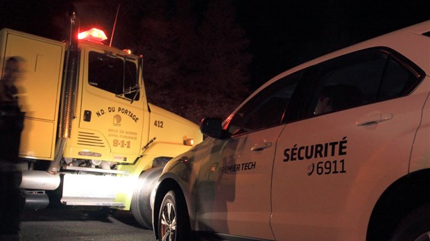 Incendie dans une tourbière