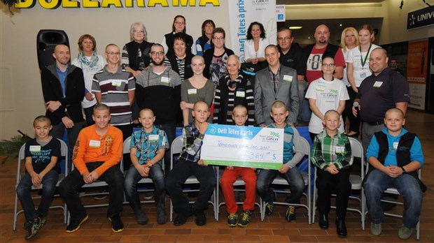 L’école Vallée-des-Lacs de Squatec amasse 4 500 $ au Défi Têtes à prix
