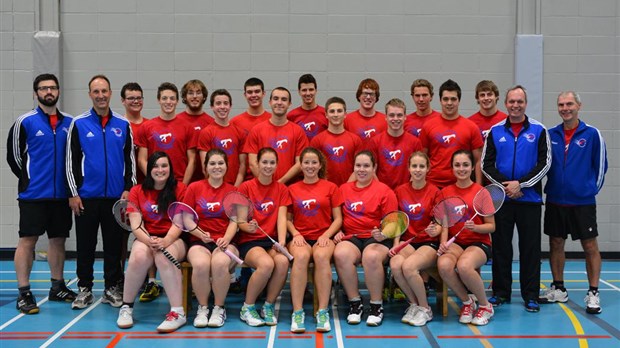 Excellente performance en badminton des Portageurs