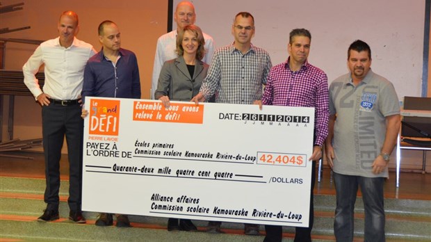 42 400$ versés à cinq écoles primaires
