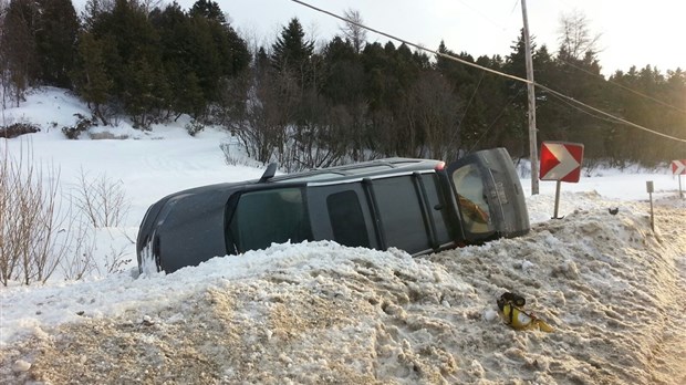 Sortie de route à L’Isle-Verte