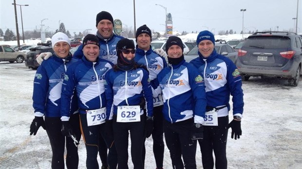 Neuf coureurs de Fil-Oup! aux Pichous