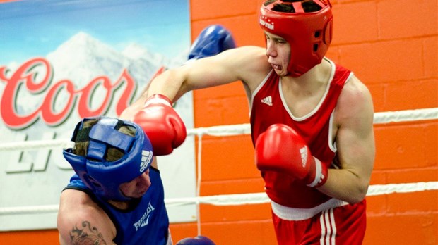 Les boxeurs de l'ÉBORDL à Rimouski