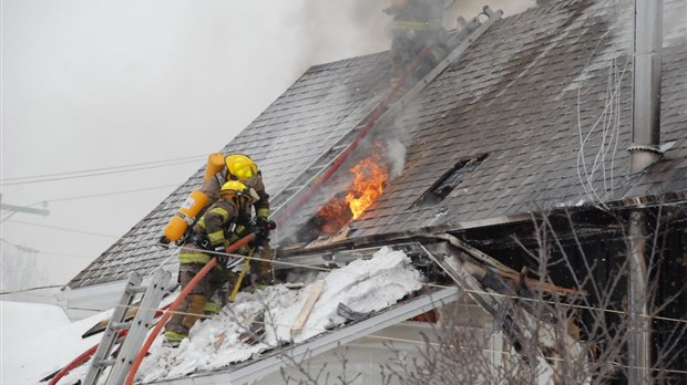 Incendie à Dégelis: Le pire est évité