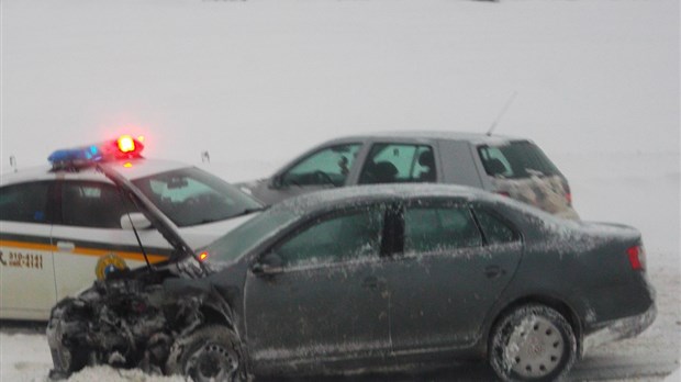 De nombreux accidents de la route ce lundi