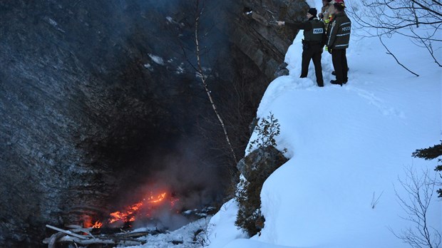 Intervention incendie à Rivière-du-Loup