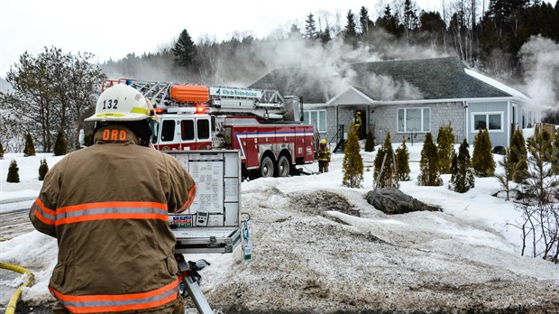 Incendie à Notre-Dame-du-Portage