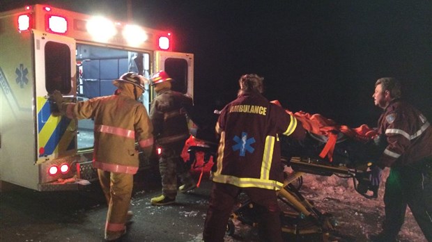 2 blessés dans un accident de motoneige