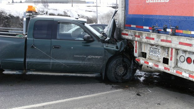 Collision à Témiscouata-sur-le-Lac
