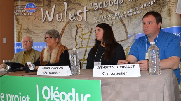 Oléoduc: la Première Nation Malécite de Viger va faire respecter ses droits
