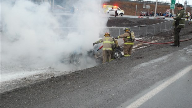 Collision et fuite à Témiscouata-sur-le-Lac