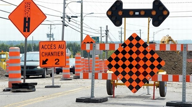 Travaux sur la route 289 à Pohénégamook