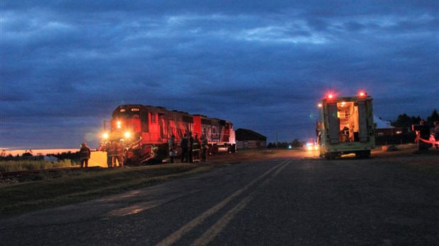 Collision avec un train à L'Isle-Verte: une jeune femme de 18 ans perd la vie