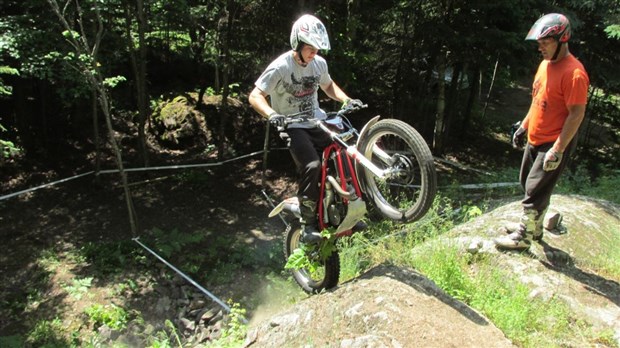 Compétition de trial à Saint-Alexandre