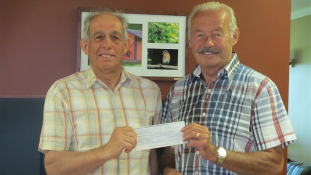 L’AQRP remet 490 $ à la Maison Desjardins du KRTB